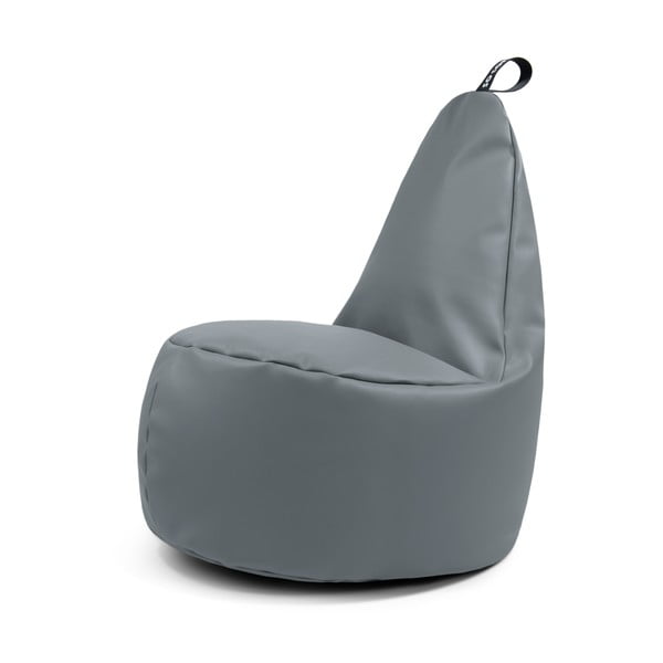 Pelēks sēžammaiss no ādas imitācijas Lull XL – So Soft?