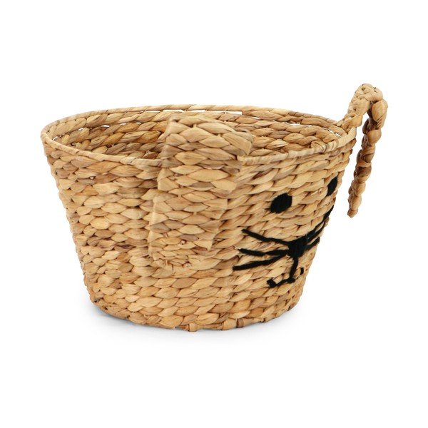 Dabīga toņa bērnu rotaļlietu grozs no ūdens hiacintes ø 35x26 cm Rabbit – Compactor-image-4