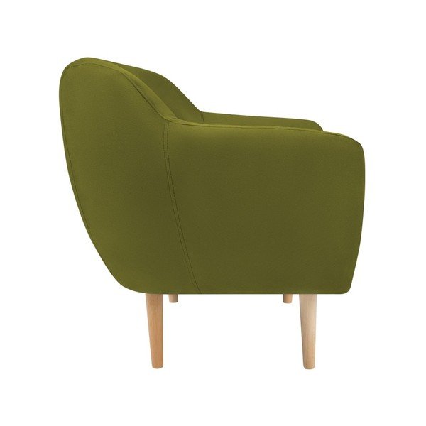 Zaļš samta atpūtas krēsls Mazzini Sofas Sardaigne-image-3