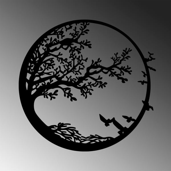 Metāla sienas dekors 68x66 cm Tree – Wallity-image-4