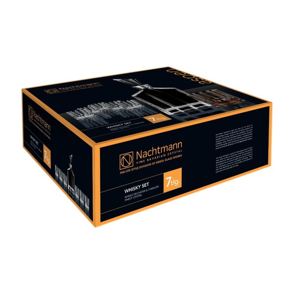 Karafes un 6 viskija glāžu komplekts no kristāla stikla Nachtmann Aspen Whisky Set-image-4