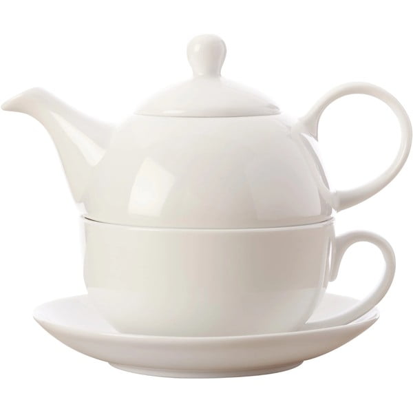 Balts tējas piederumu komplekts – Maxwell & Williams