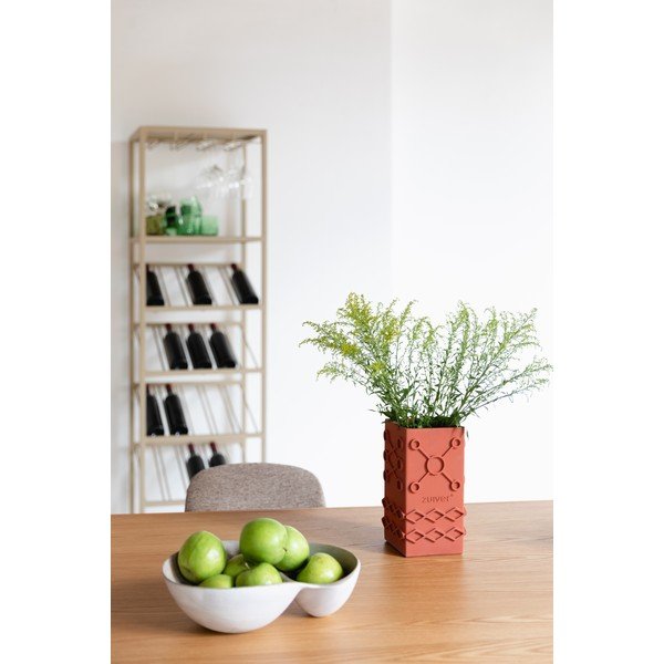 Oranža betona vāze Graphic – Zuiver-image-1