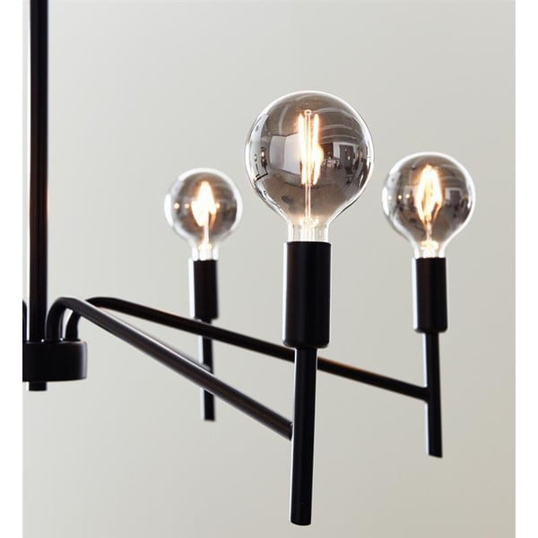 Melna griestu lampa Markslöjd Monarch, ø 70 cm-image-2