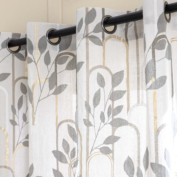 Pelēks aizkars 140x240 cm Roseris – douceur d'intérieur-image-2