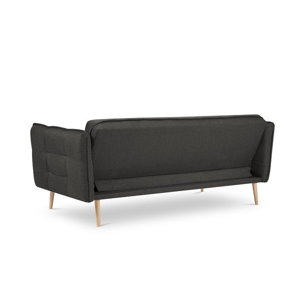 Tumši pelēks izlaižamais dīvāns Mazzini Sofas Canna-image-3