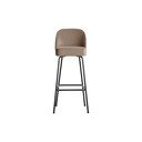 Bēšs samta bāra krēsls (sēdekļa augstums 79 cm) Vogue – WOOOD