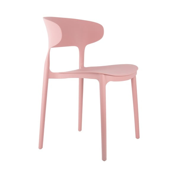 Gaiši rozā plastmasas pusdienu krēsli (4 gab.) Fain – Leitmotiv