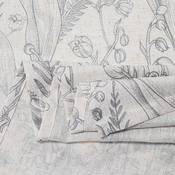 Gaiši pelēks aizkars 135x250 cm Selvetia – Restilo-image-3