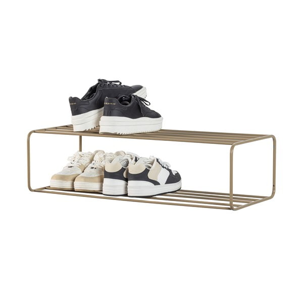 Gaiši brūns metāla piekarināms apavu plaukts Josse – WOOOD-image-2