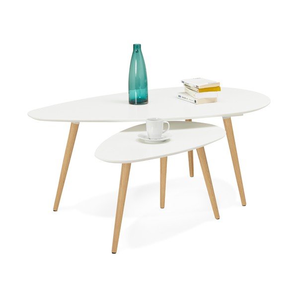 2 uzglabāšanas galdu komplekts Kokoon Design Gosmi-image-3