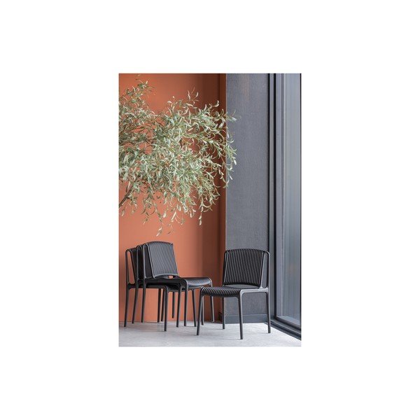 Melns dārza krēsls Billie – WOOOD-image-1