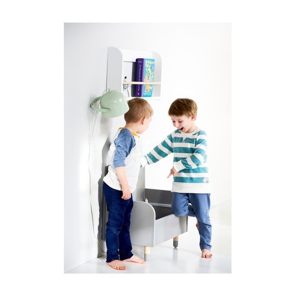 Pelēks glabāšanas sols ar atzveltni Flexa Dots-image-4