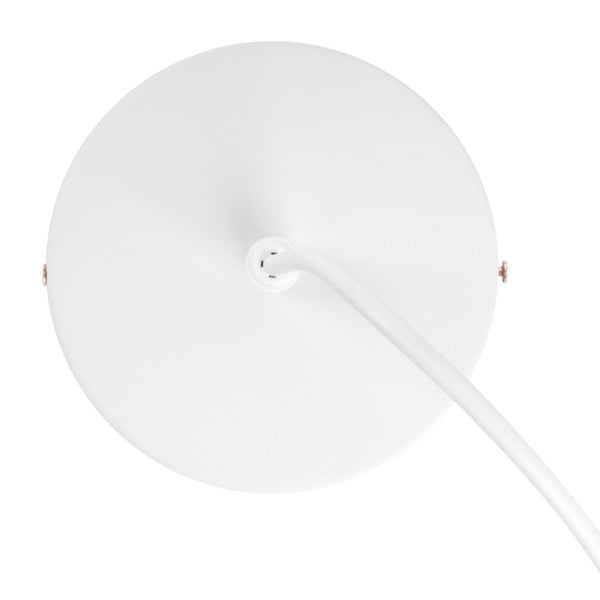 Balta piekaramā lampa ar vara krāsas detaļām Leitmotiv Mingle, ⌀ 26,5 cm-image-2