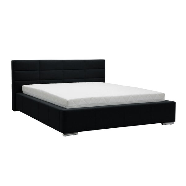 Melna divguļamā gulta Mazzini Beds Reve, 160 x 200 cm