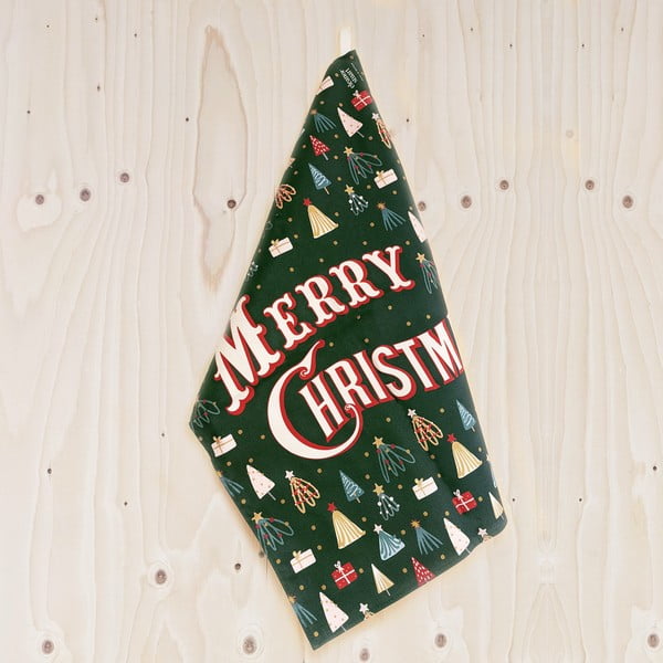 Kokvilnas dvielis eleanor stuart Merry Christmas, 46 x 71 cm-image-1