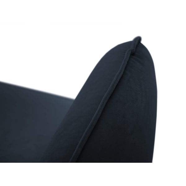 Tumši zils samta krēsls Vienna – Cosmopolitan Design-image-4