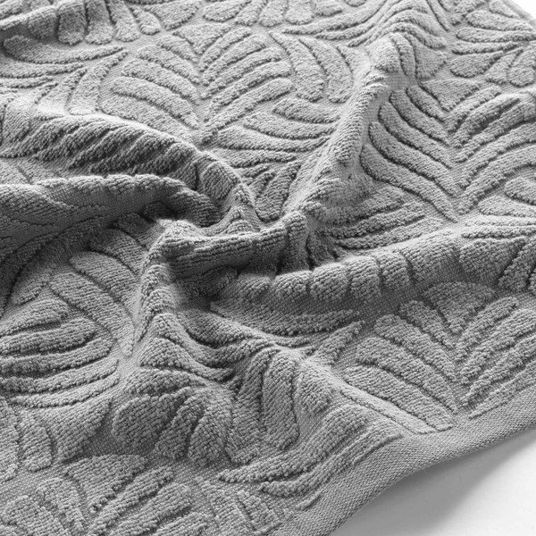 Pelēks frotē kokvilnas dvielis 70x130 cm Madeira – douceur d'intérieur-image-2