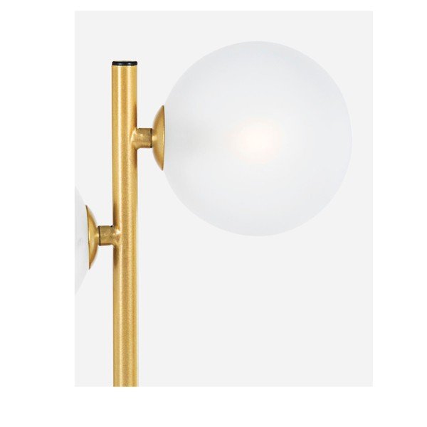 Zelta krāsas tērauda galda lampa ar stikla abažūru (augstums 54 cm) Balls – Bizzotto-image-3