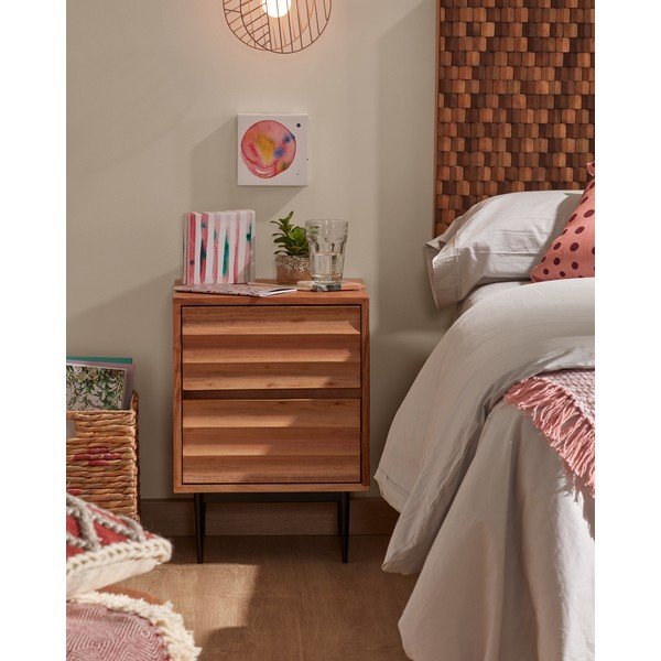 Brūns grozs Kave Home Wooland, 35 x 32 cm-image-3