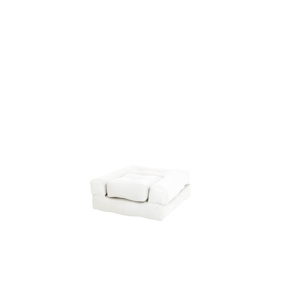 Bērnu saliekamais krēsls ar kāju soliņu Karup Design Mini Cube Creamy-image-4