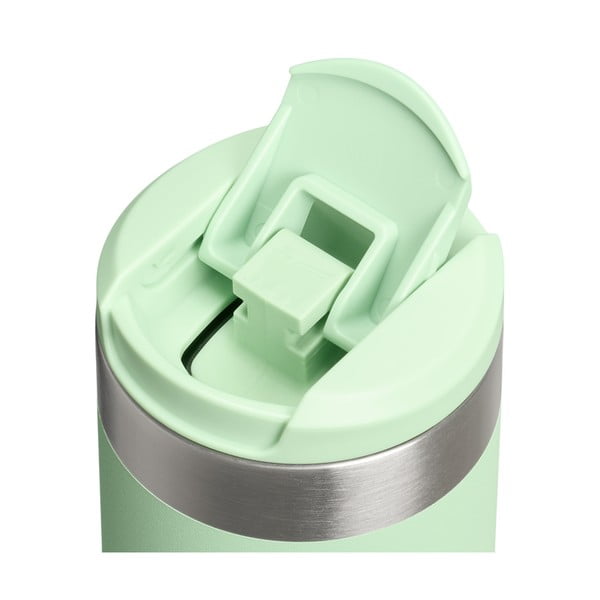 Salvijas zaļa nerūsējošā tērauda termokrūze 470 ml AeroLight™ Transit Mug Pistachio – Stanley-image-2
