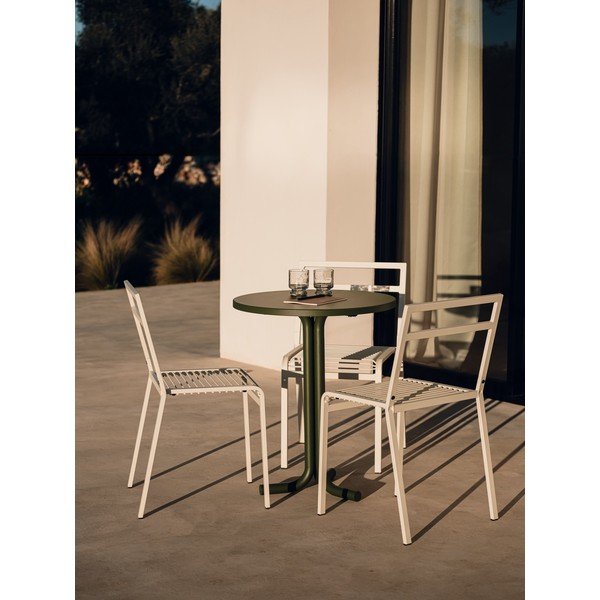 Bēšs metāla dārza krēsls Oto – noo.ma-image-1