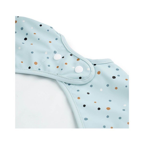 Zils bērnu priekšautiņš ar piedurknēm Done by Deer Happy Dots-image-2