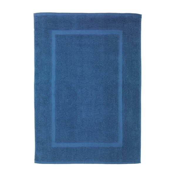 Zils kokvilnas vannasistabas paklājs Wenko Slate, 50 x 70 cm