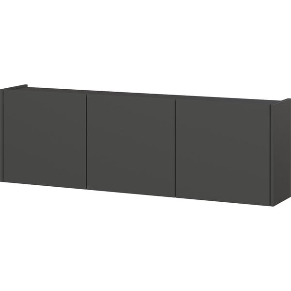 Antracīta pelēks TV galdiņš 138x45 cm Piana – Germania-image-2