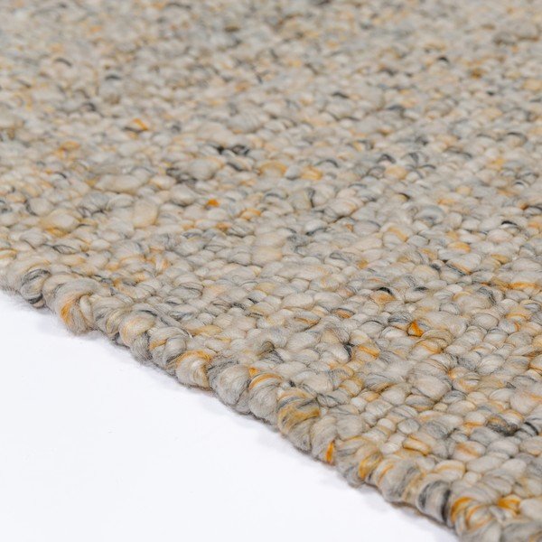 Dzeltens/gaiši pelēks ar rokām darināts paklājs 120x170 cm Finley – Flair Rugs-image-3