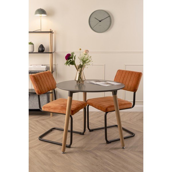 Melns plaukts ar bambusa kājām Leitmotiv Cabinet Simplicity-image-1