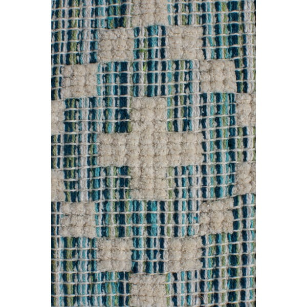 Bēšs un zils kokvilnas paklājs Flair Rugs Leela, 60 x 200 cm-image-2