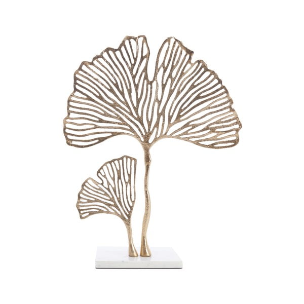 Metāla statuete (augstums 48 cm) Leaf – Light & Living