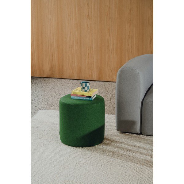 Zaļš vilnas pufs Folk – noo.ma-image-2
