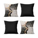 Spilvendrānu komplekts (4 gab.) 43x43 cm Optic – Minimalist Cushion Covers