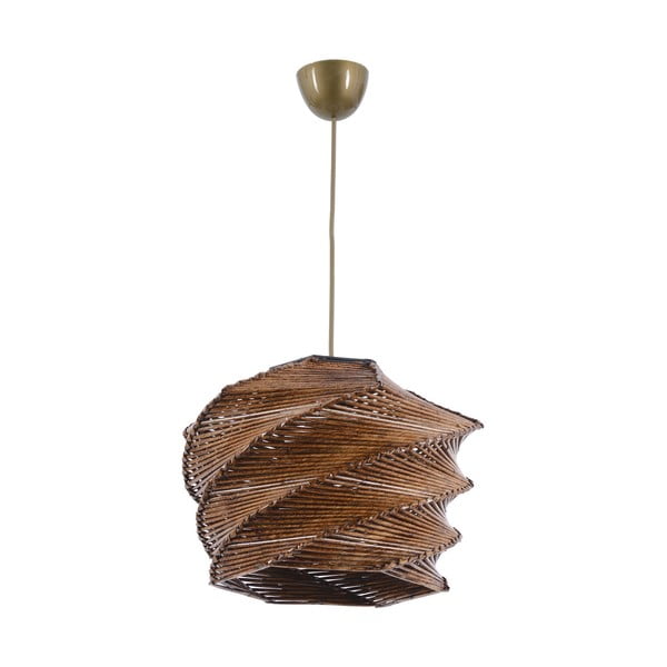 Gaiši brūna piekaramā lampa ø 32 cm Ruche – Opviq lights-image-2