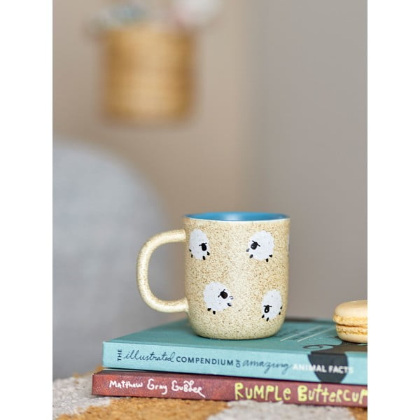 Bēša akmensmasas bērnu krūze 170 ml Dolly – Bloomingville Mini-image-1