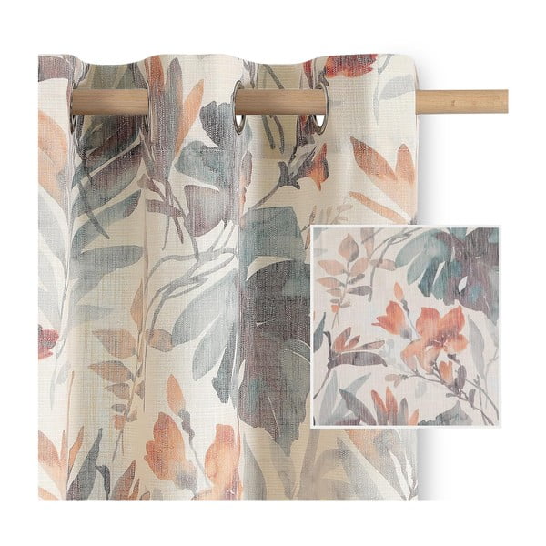 Krēmkrāsas aizkars 135x250 cm Celesta – Restilo