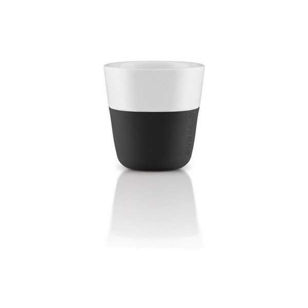 Krūzīte Eva Solo Espresso Carbon, 80 ml, 2 gab.-image-1