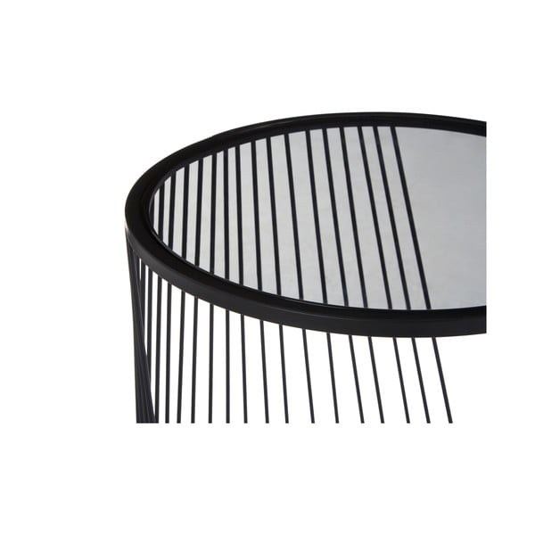 Apaļi sānu galdiņi (2 gab.) ar stikla galda virsmu ø 41 cm Trento – Premier Housewares-image-4