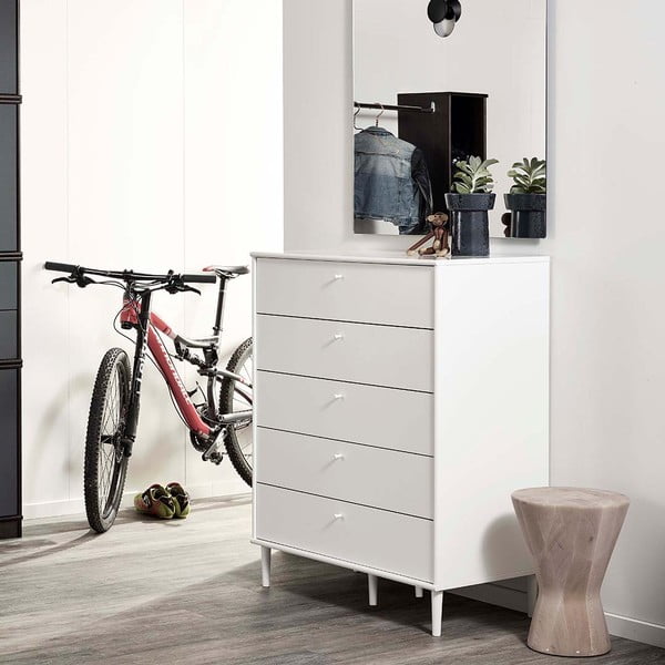 Baltas dižskābarža koka kājas (6 gab.) Mistral – Hammel Furniture-image-1