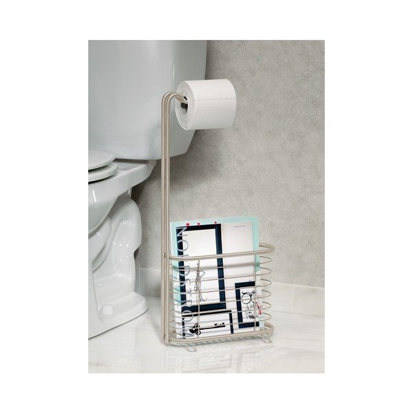 Tualetes papīra un lasāmpapīra statīvs InterDesign Forma-image-2