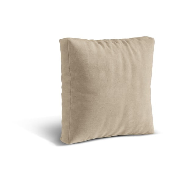 Bēšs samta modulārā dīvāna spilvens Martina – Micadoni -image-1