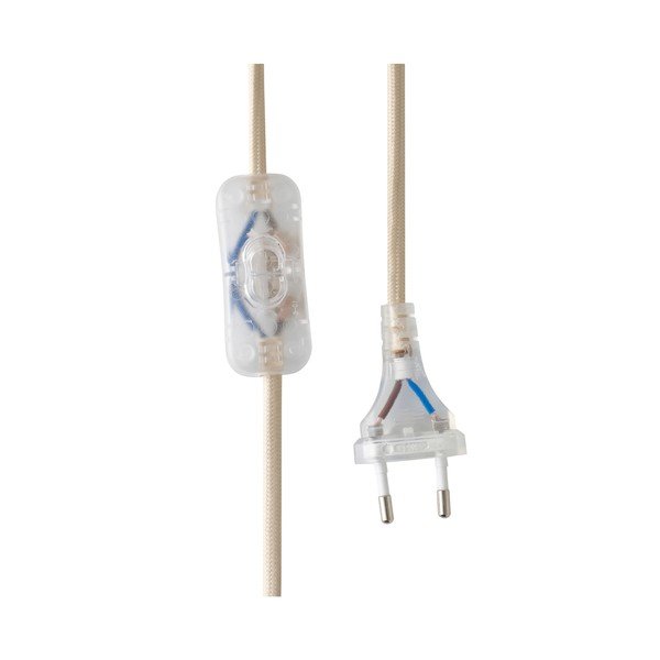Balta/bēša polirezīna galda lampa (augstums 58 cm) Shelley – Ellos Home-image-4