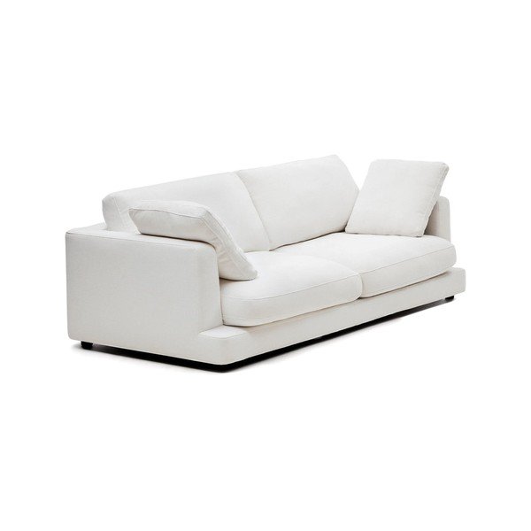 Balts dīvāns 210 cm Gala – Kave Home