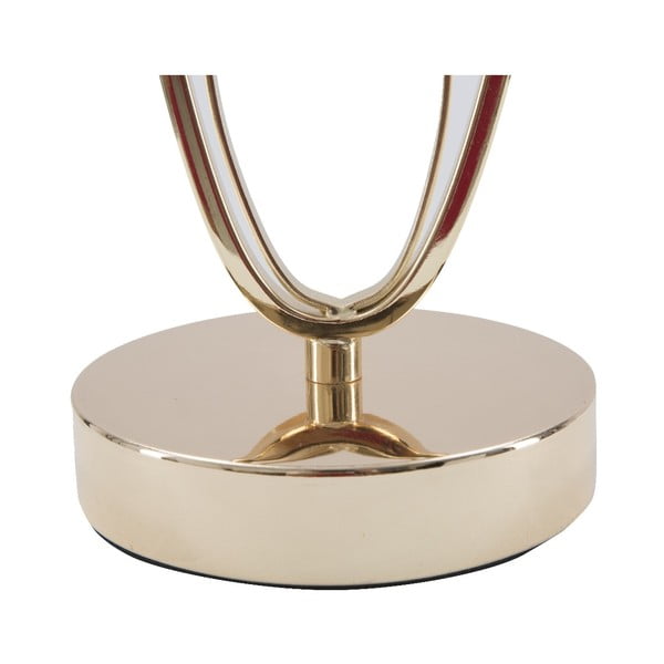 Balta galda lampa ar zeltītu dizainu Mauro Ferretti Flush-image-3