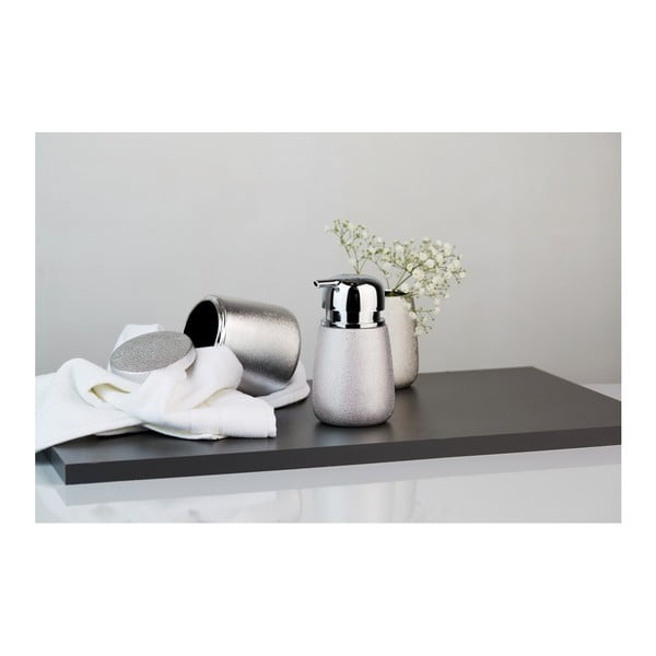 Keramikas trauks zobu birstei sudraba krāsā Wenko Glimma-image-1