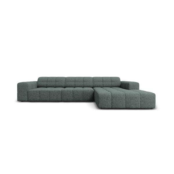 Tirkīzzils stūra dīvāns (ar labo stūri) Chicago – Cosmopolitan Design