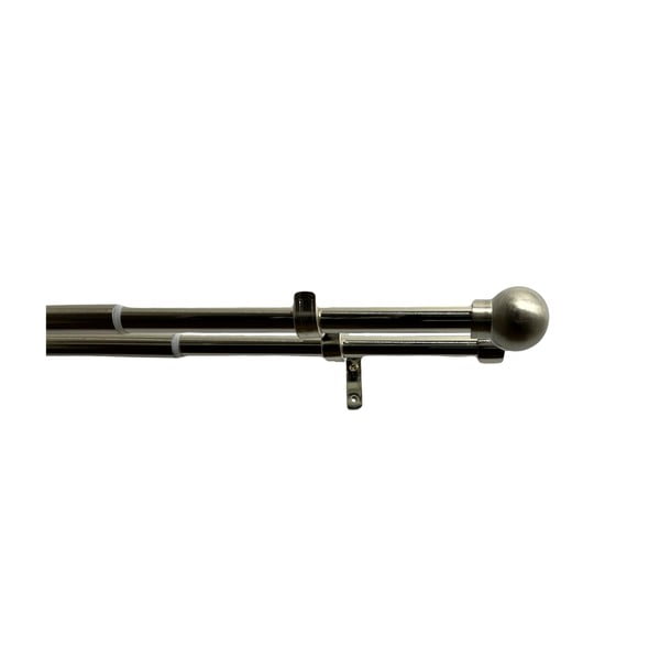Metāla izvelkama dubultā aizkaru stanga 120–230 cm Koule – SP TREND